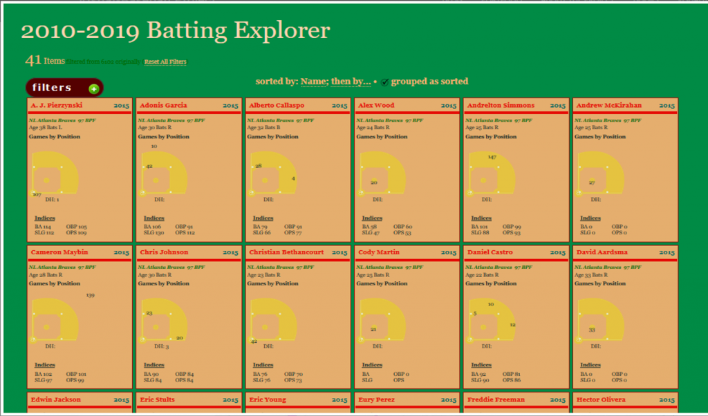 Batting Explorer